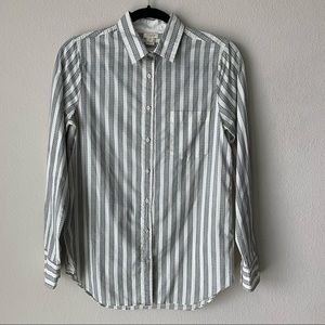 J.Crew Factory Striped Pattern Print Shirt